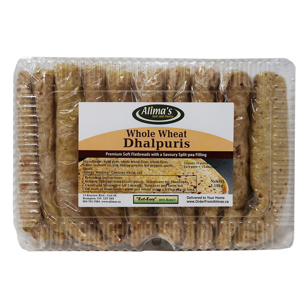 Whole Wheat Dhalpuri Convenience Pack (sold frozen)
