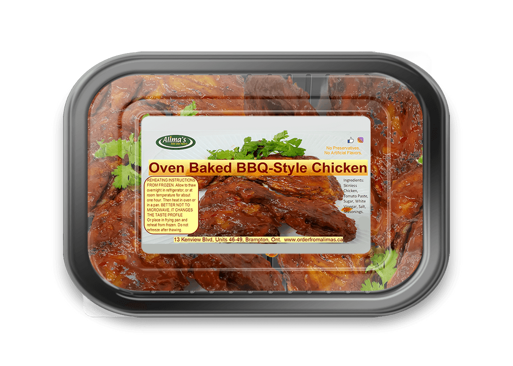 Oven-Baked BBQ Style Chicken (sold frozen)1lb