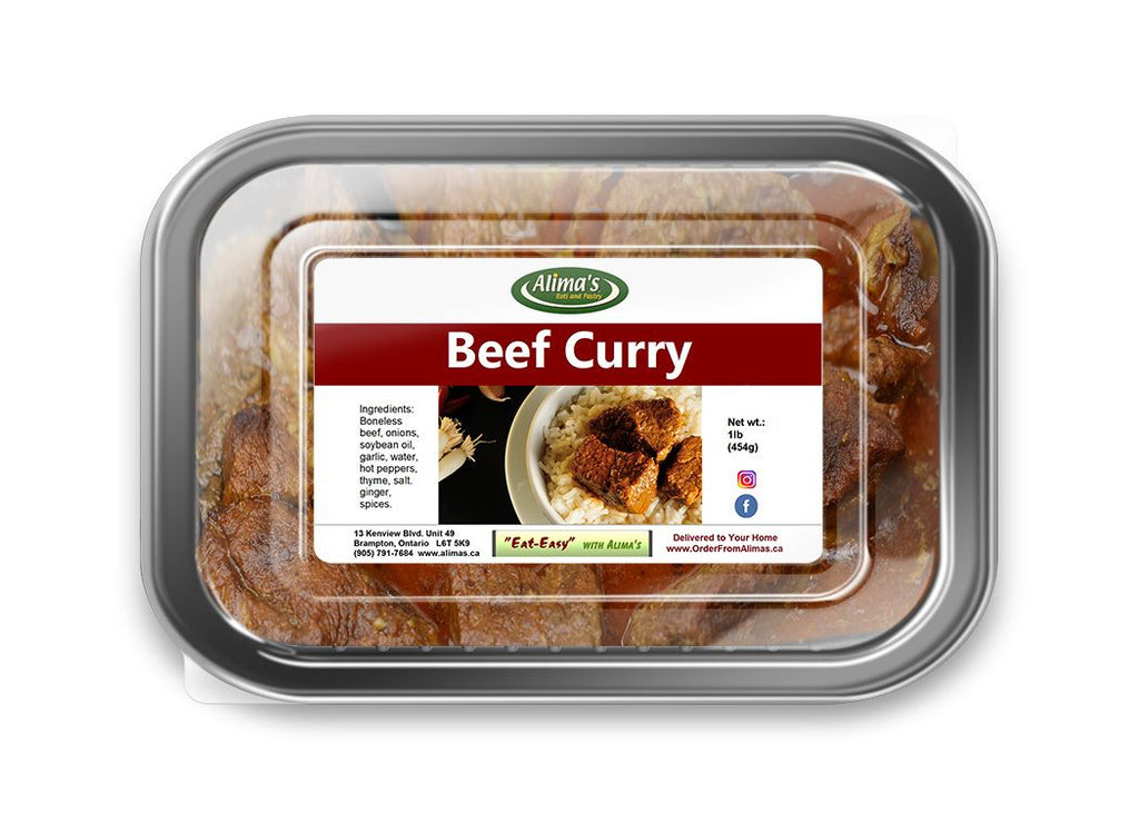 Beef Curry (boneless) 1lb (Sold Frozen)