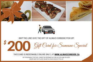 AlimasCurbside.ca $200 Digital Gift Card