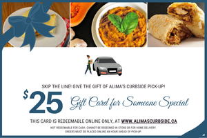 AlimasCurbside.ca $25 Digital Gift Card