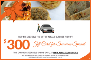 AlimasCurbside.ca $300 Digital Gift Card