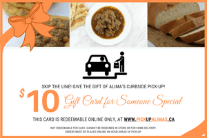 PickupAlimas.ca $10 Digital Gift Card