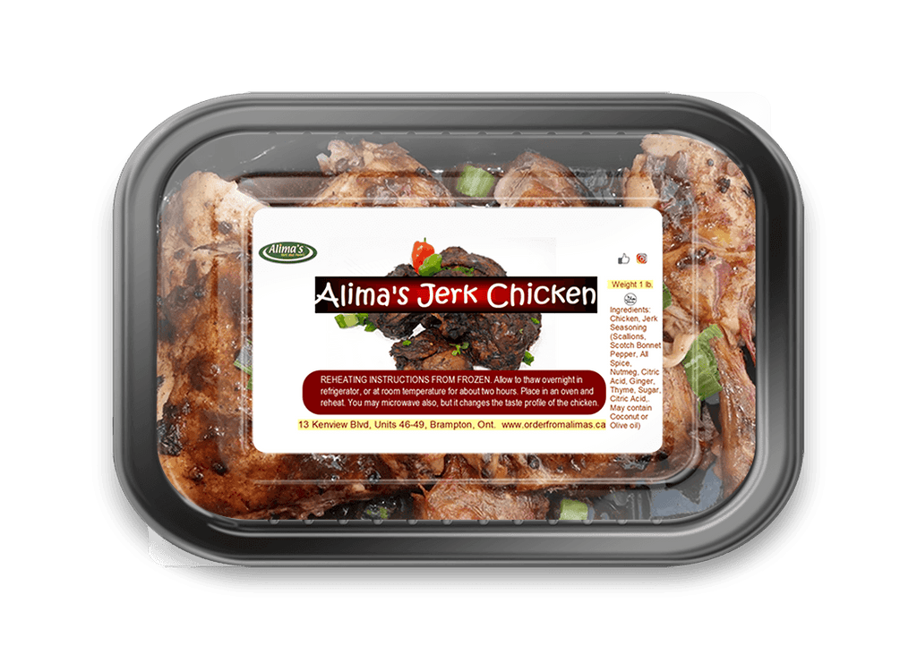 Alima's Jerk Chicken - Medium Spiced (Sold Frozen) 1Lb