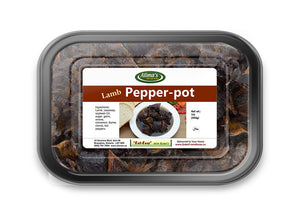 Lamb Pepper-pot 1lb. (sold frozen).