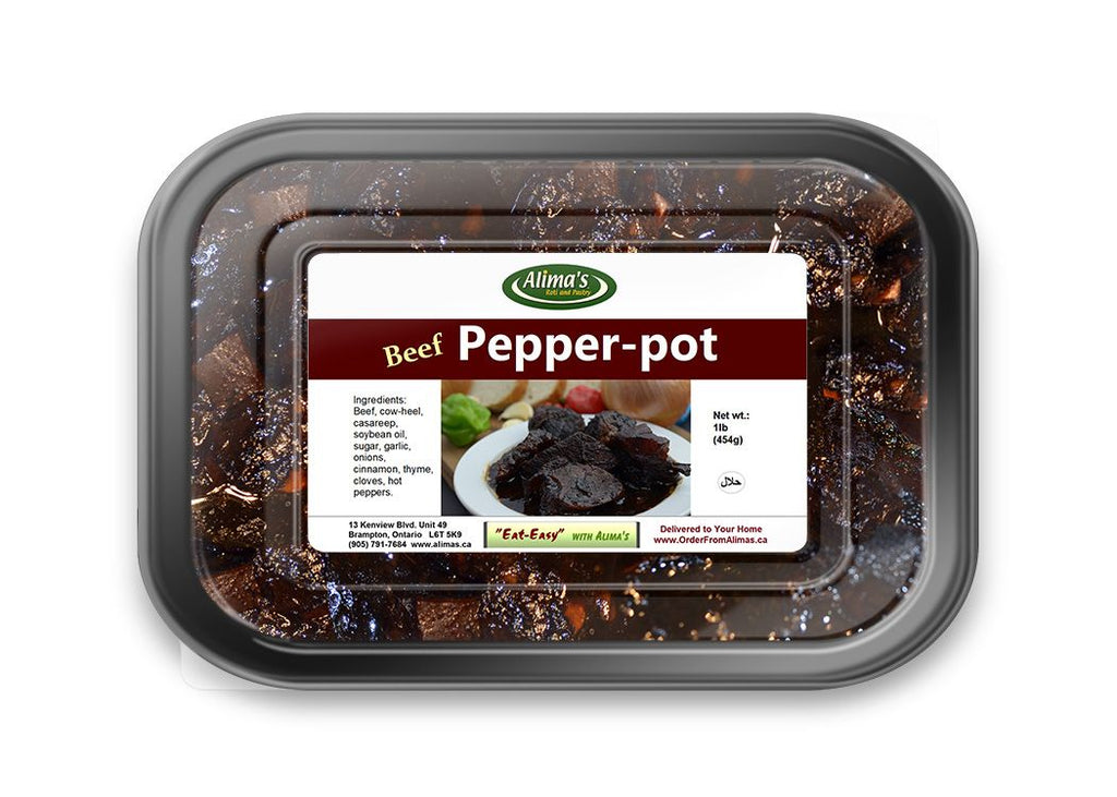 Beef Pepper-pot 1lb (Sold Frozen)